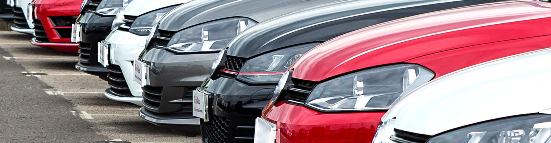 cars in parking lot